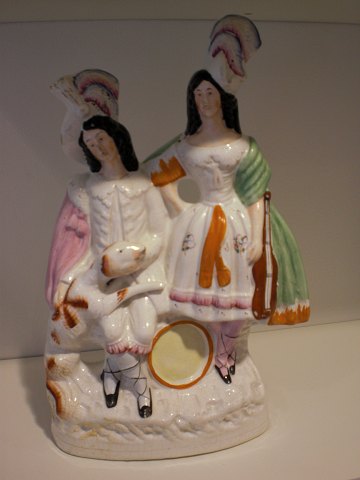 Staffordshire figur - theatical Group.