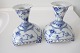 Kgl. Porcelæn - helblonde lysestager. #1/1138.
